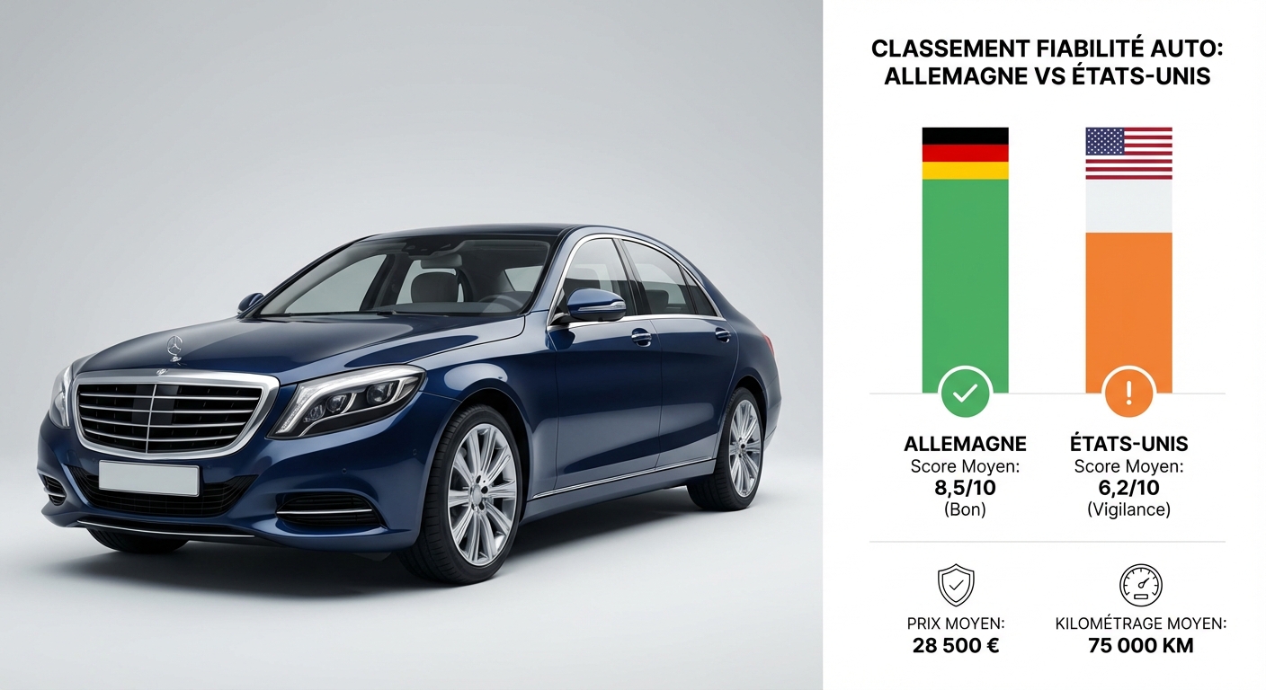 Classement fiabilité Audi selon les études ADAC et Consumer Reports