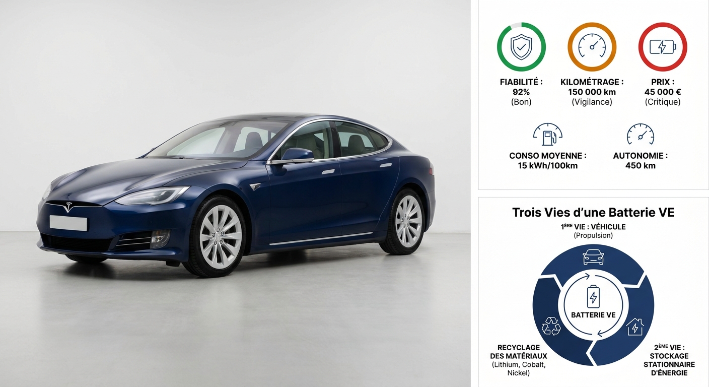 Les trois vies d'une batterie de voiture electrique : usage, seconde vie et recyclage