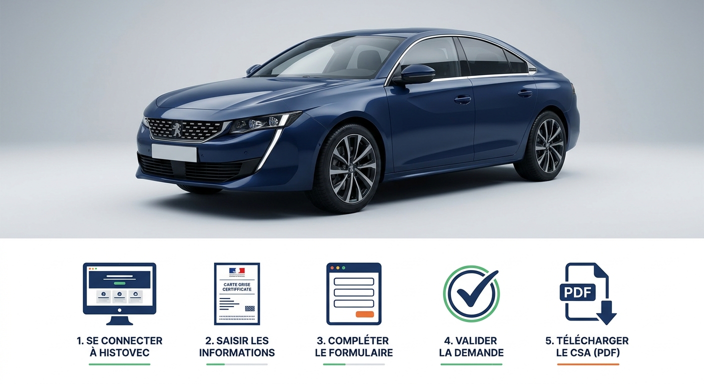 Procédure en 5 étapes pour obtenir un certificat de non-gage gratuit en ligne