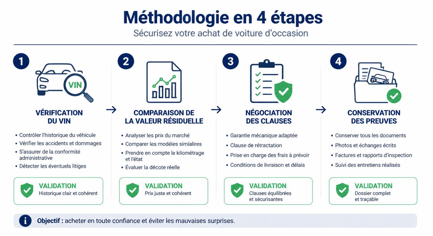 Méthode en 4 étapes pour sécuriser un crédit ballon sur voiture d'occasion